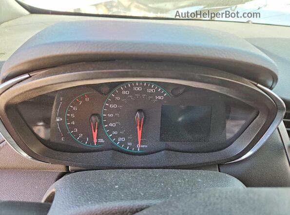 3GNCJLSB7JL256285 2018 CHEVROLET TRAX Silver Widok zestawu wskaźników