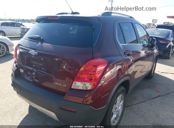 3GNCJLSB8GL185879 2016 CHEVROLET TRAX Maroon Հետևի աջ