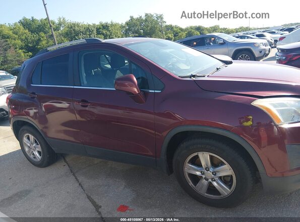 3GNCJLSB8GL185879 2016 CHEVROLET TRAX Maroon Սալոնի հետևի տեսք