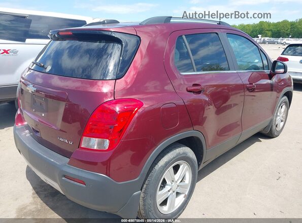 3GNCJLSB8GL248270 2016 CHEVROLET TRAX Red Tył prawy