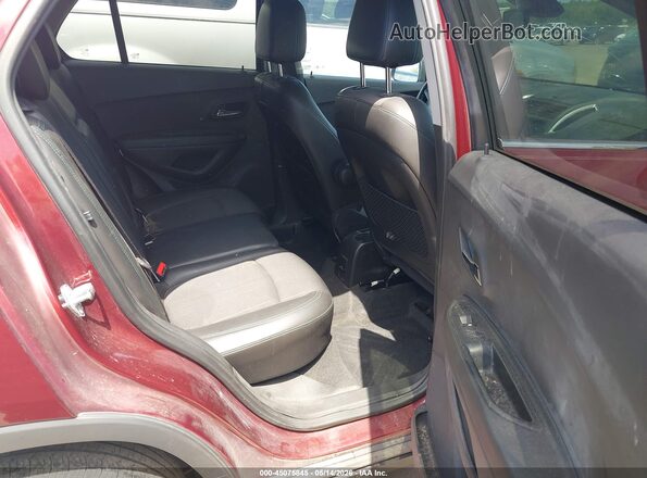 3GNCJLSB8GL248270 2016 CHEVROLET TRAX Red Widok naklejki z numerem VIN