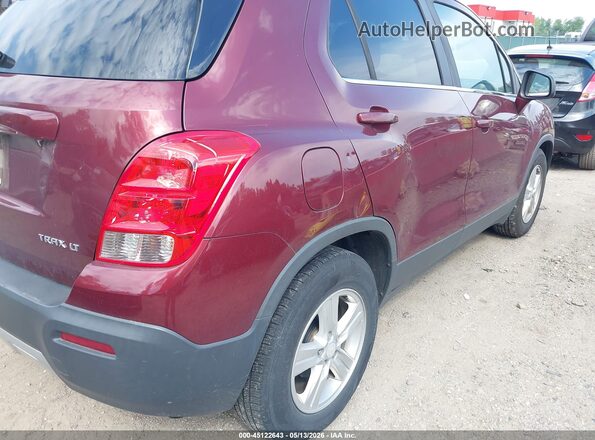 3GNCJLSBXGL269170 2016 CHEVROLET TRAX Темно-бордовый Вид спереди