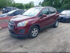 2016 Chevrolet Trax Lt Темно-бордовый vin: 3GNCJLSBXGL269170