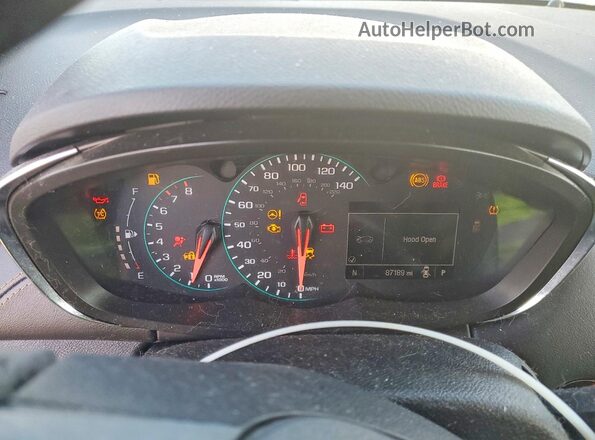 3GNCJPSB3LL318209 2020 CHEVROLET TRAX Серебряный Вид щитка приборов