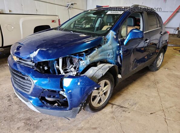 3GNCJPSB4LL234075 2020 CHEVROLET TRAX Blue Przód lewy
