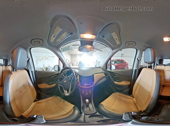 3GNCJPSB4LL234075 2020 CHEVROLET TRAX Blue Widok naklejki z numerem VIN
