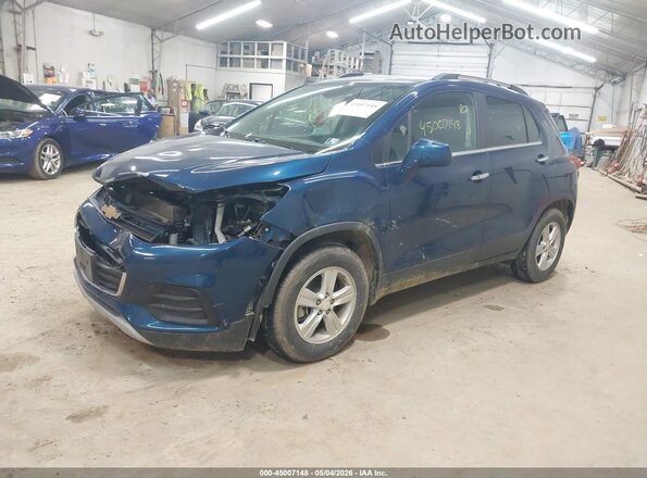 3GNCJPSB4LL288332 2020 CHEVROLET TRAX Blue Przód lewy