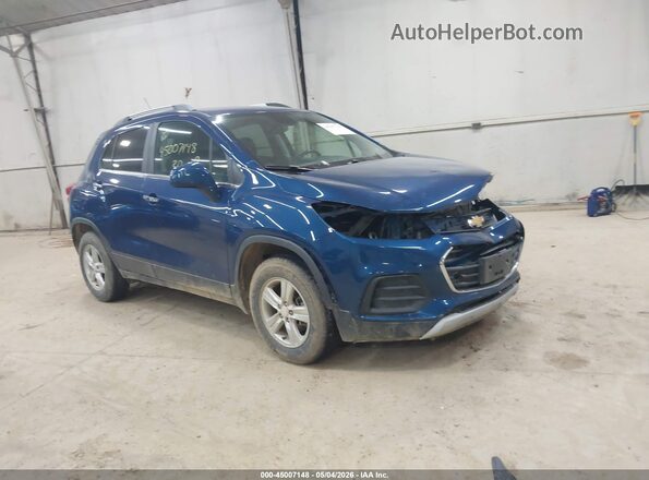3GNCJPSB4LL288332 2020 CHEVROLET TRAX Blue Przód prawy