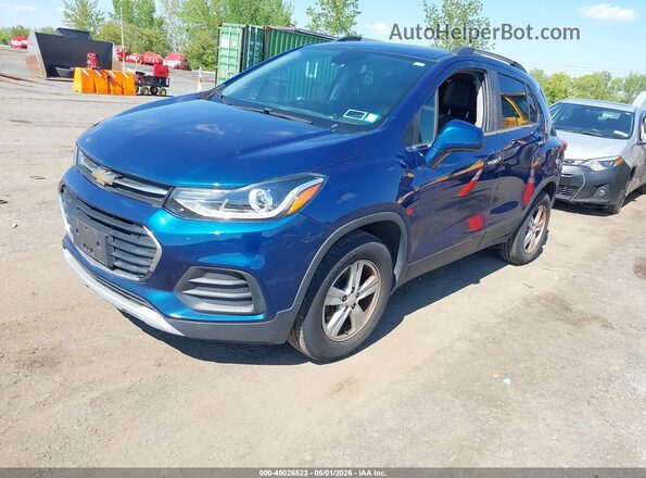 3GNCJPSB5LL232285 2020 CHEVROLET TRAX Синий Передняя левая четверть