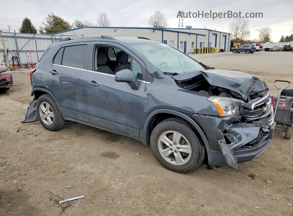 3GNCJPSB9GL164885 2016 CHEVROLET TRAX Серый Передняя правая четверть