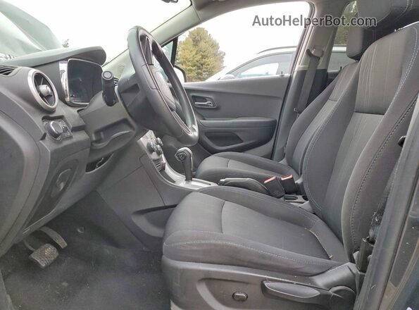 3GNCJPSB9GL164885 2016 CHEVROLET TRAX Серый Вид салона спереди