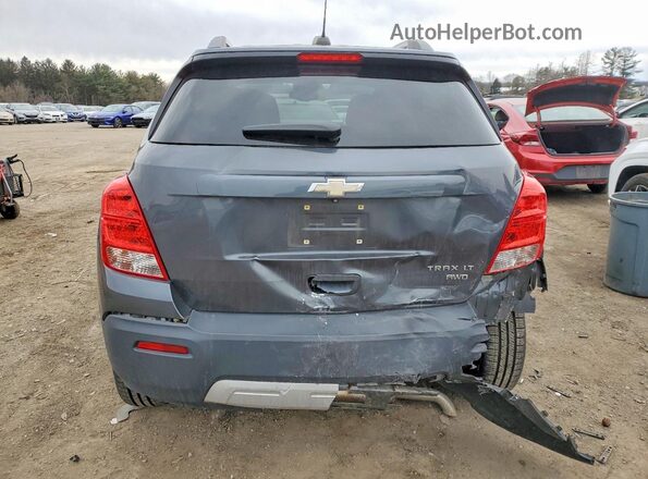 3GNCJPSB9GL164885 2016 CHEVROLET TRAX Серый Вид сзади