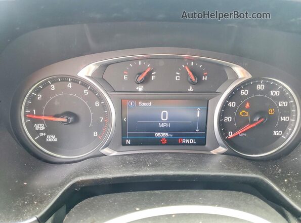 3GNKBARA1KS673175 2019 CHEVROLET BLAZER Серебряный Вид щитка приборов