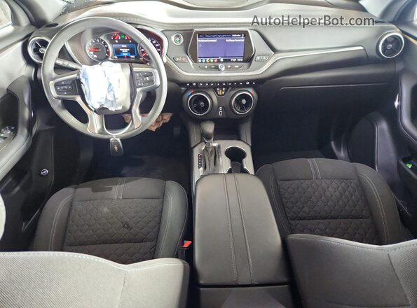3GNKBBRA1MS548508 2021 CHEVROLET BLAZER Black Dashboard view