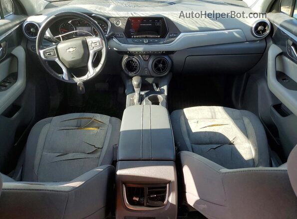 3GNKBBRA4LS689166 2020 CHEVROLET BLAZER White Widok deski rozdzielczej