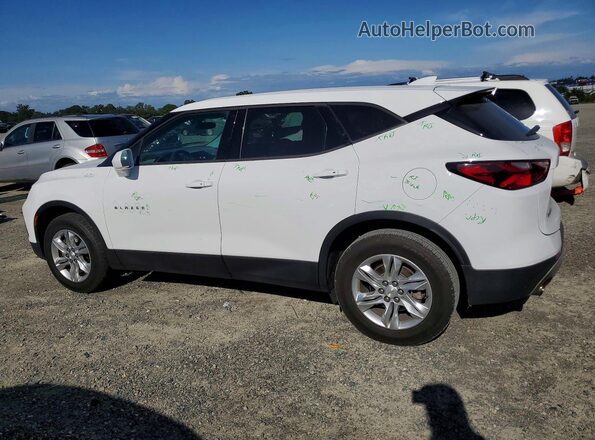 3GNKBBRA4LS689166 2020 CHEVROLET BLAZER White Tył lewy