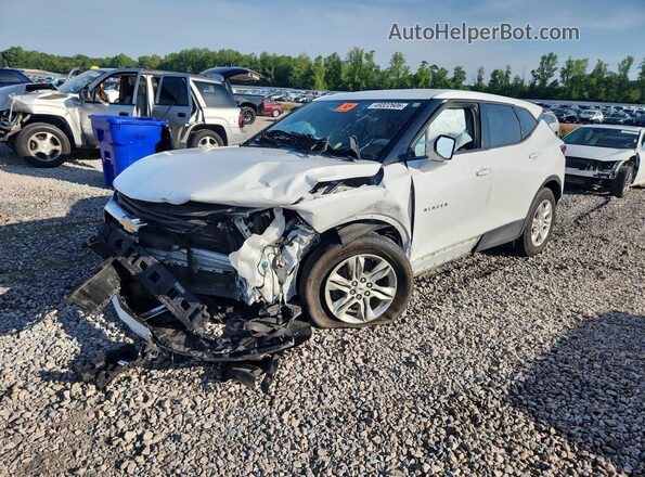 3GNKBBRA8MS587189 2021 CHEVROLET BLAZER White Vista tres cuartos delantera izquierda
