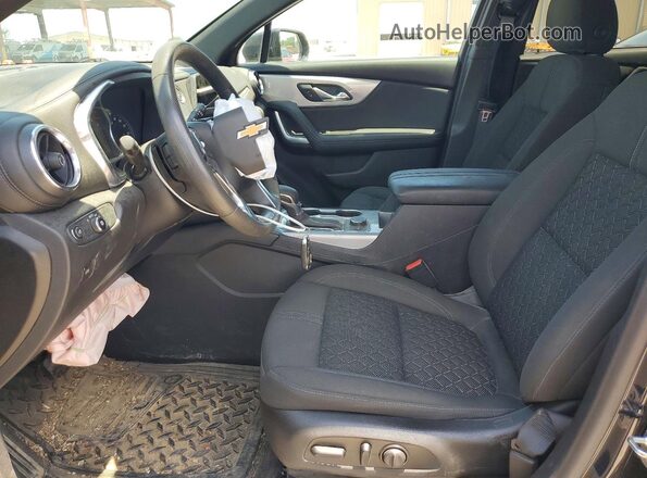 3GNKBBRAXMS540620 2021 CHEVROLET BLAZER Синий Вид салона спереди