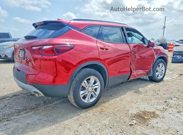 3GNKBBRAXMS555893 2021 CHEVROLET BLAZER Красный Задняя правая четверть