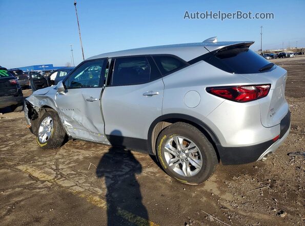 3GNKBCR40MS580141 2021 CHEVROLET BLAZER Silver Trasero izquierdo