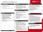 2025 Chevrolet Blazer 2lt Черный vin: 3GNKBCR40SS203726