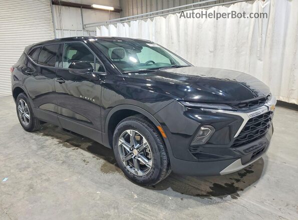 3GNKBCR41SS252479 2025 CHEVROLET BLAZER Черный Передняя правая четверть