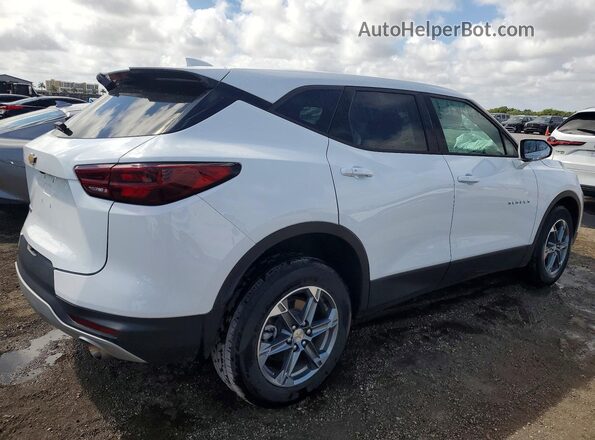 3GNKBCR42SS201637 2025 CHEVROLET BLAZER Белый Задняя правая четверть
