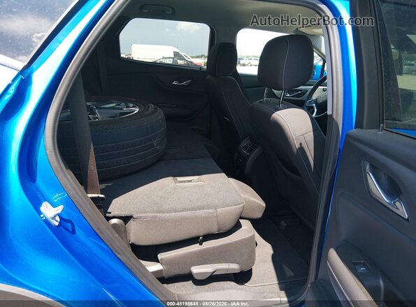 3GNKBCR43SS137527 2025 CHEVROLET BLAZER Blue Widok naklejki z numerem VIN