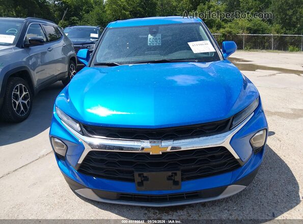 3GNKBCR43SS137527 2025 CHEVROLET BLAZER Blue Widok zestawu wskaźników