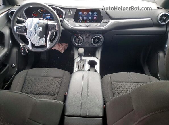 3GNKBCR44MS513378 2021 CHEVROLET BLAZER Белый Вид панели приборов