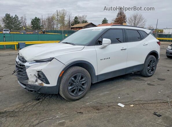 3GNKBCR44MS513378 2021 CHEVROLET BLAZER Белый Передняя левая четверть