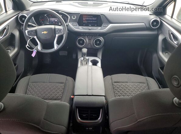 3GNKBCR45MS568454 2021 CHEVROLET BLAZER Silver Առջևի վահանակի տեսք