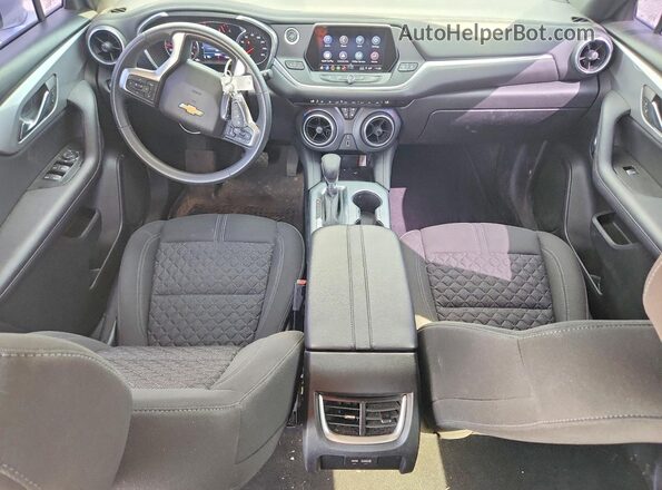 3GNKBCR48MS569548 2021 CHEVROLET BLAZER Silver წინა პანელის ხედი
