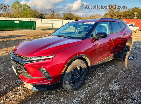 3GNKBCR49SS163226 2025 CHEVROLET BLAZER Красный Передняя левая четверть