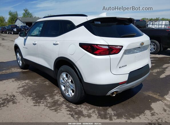 3GNKBCR4XMS523462 2021 CHEVROLET BLAZER Белый Задняя левая четверть
