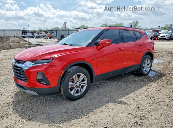 3GNKBCRS0LS623678 2020 CHEVROLET BLAZER Красный Передняя левая четверть