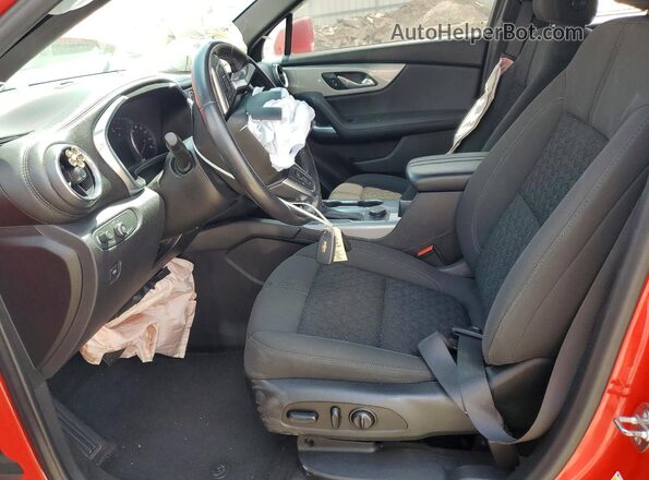 3GNKBCRS0LS623678 2020 CHEVROLET BLAZER Красный Вид салона спереди