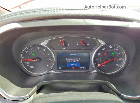 3GNKBCRS0LS623678 2020 CHEVROLET BLAZER Красный Вид щитка приборов