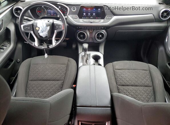 3GNKBCRS1LS616707 2020 CHEVROLET BLAZER Угольный Вид панели приборов