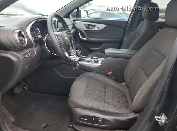 3GNKBCRS3KS630669 2019 CHEVROLET BLAZER Gray Widok wnętrza z przodu
