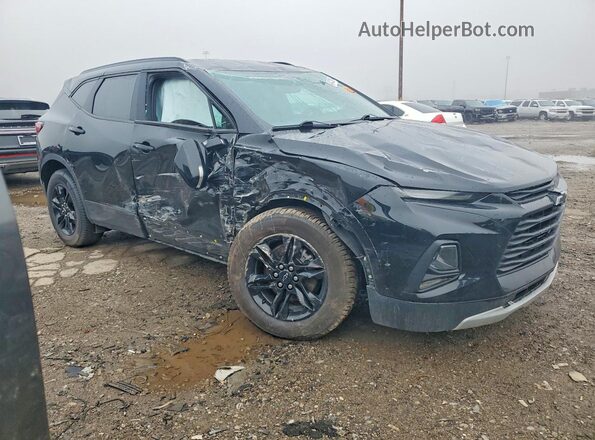 3GNKBCRS3MS537721 2021 CHEVROLET BLAZER Черный Передняя правая четверть