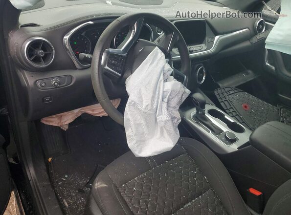 3GNKBCRS3MS537721 2021 CHEVROLET BLAZER Черный Вид панели приборов
