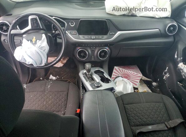 3GNKBCRS7LS655107 2020 CHEVROLET BLAZER Серебряный Вид панели приборов