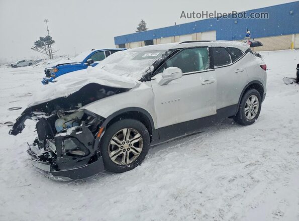3GNKBCRS7LS655107 2020 CHEVROLET BLAZER Серебряный Передняя левая четверть