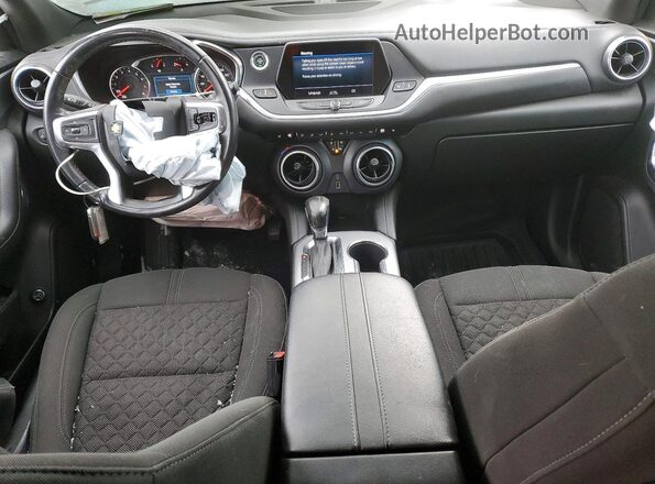 3GNKBCRSXLS563506 2020 CHEVROLET BLAZER Silver Widok deski rozdzielczej