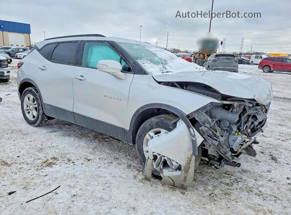 3GNKBCRSXLS563506 2020 CHEVROLET BLAZER Silver Przód prawy
