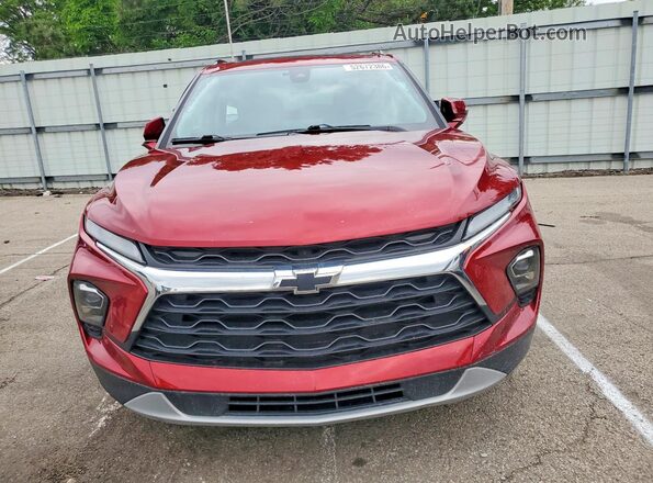 3GNKBDR43PS122801 2023 CHEVROLET BLAZER Красный Вид спереди