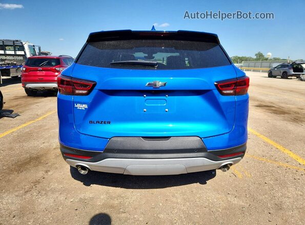 3GNKBDRS9SS132756 2025 CHEVROLET BLAZER Blue Вид ззаду