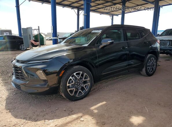 3GNKBERS3PS103640 2023 CHEVROLET BLAZER Черный Передняя левая четверть