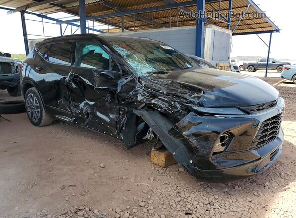 3GNKBERS3PS103640 2023 CHEVROLET BLAZER Черный Передняя правая четверть